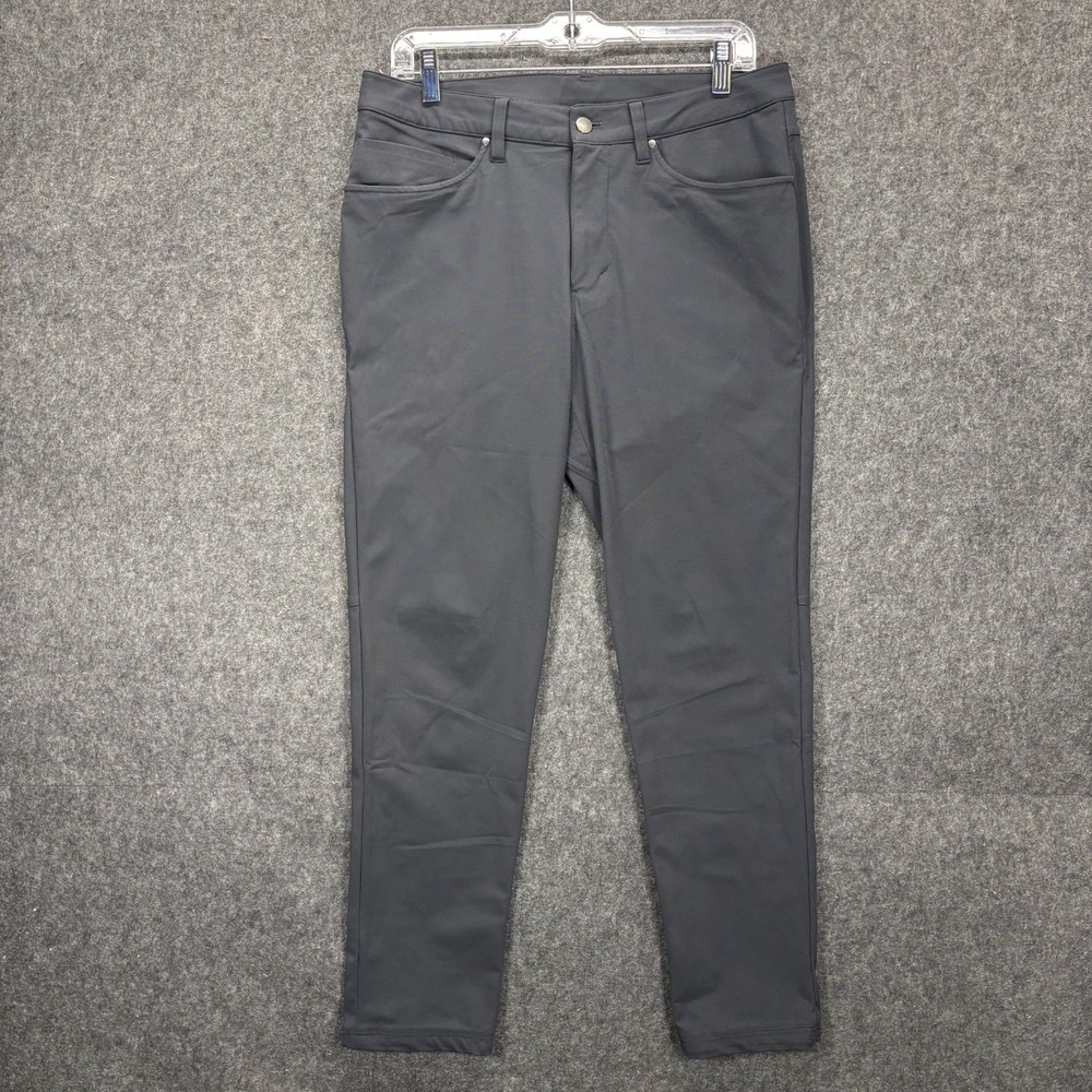 Lululemon ABC Slim Pants Men's 31 Gray Chino 5 Pocket Golf Work LM5972S